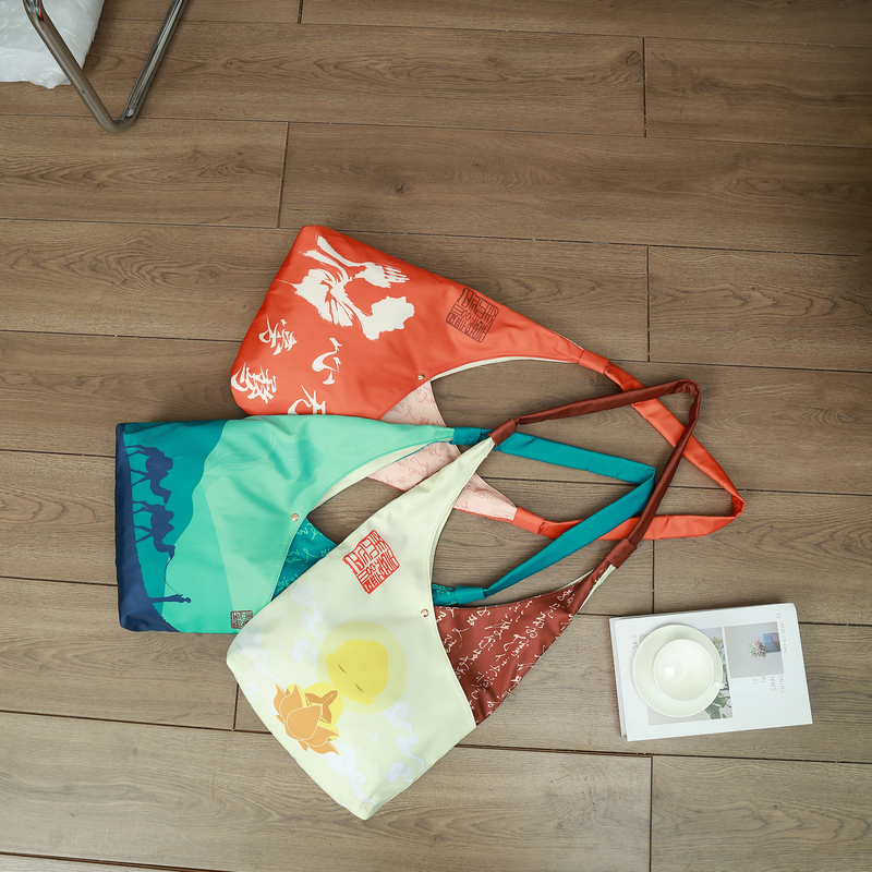 嘉绘美 可印花环保可回收帆布购物袋 定制Logo 100%纯棉帆布托特包-12